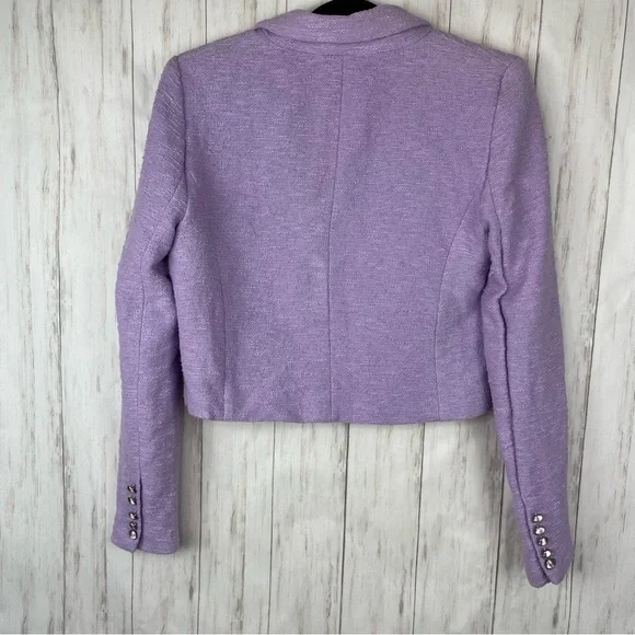 Revolve House of Harlow lavender tweed blazer size small - Picture 4 of 4